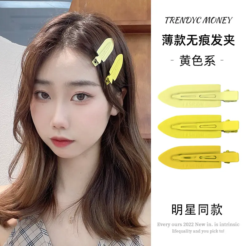 Korean Style Yellow Hairpin Clip for Women - Image 7