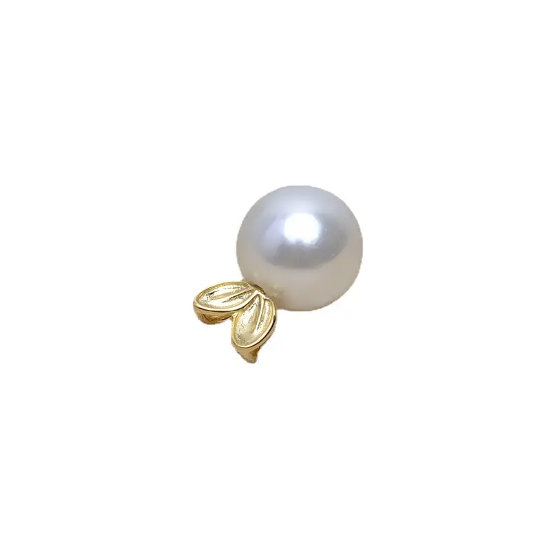 S925 Silver Pearl Bean Sprout Pendant Women - Image 5