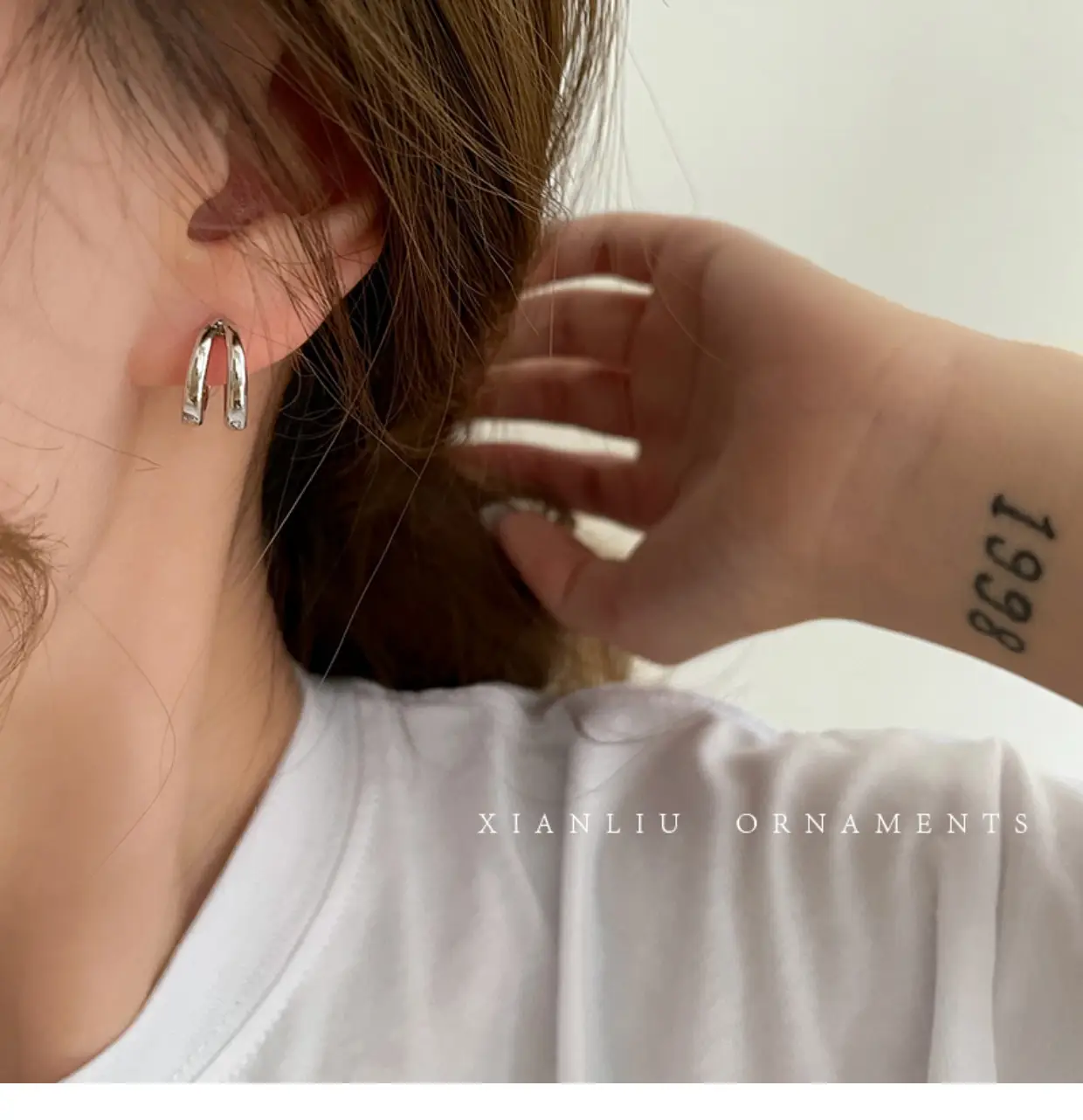 Cold Wind Double Circle Earrings for Women — feature 36