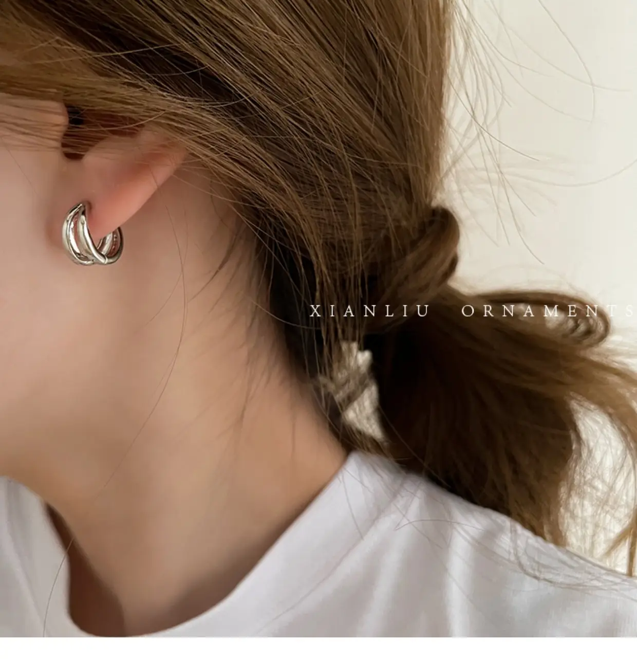 Cold Wind Double Circle Earrings for Women — feature 37