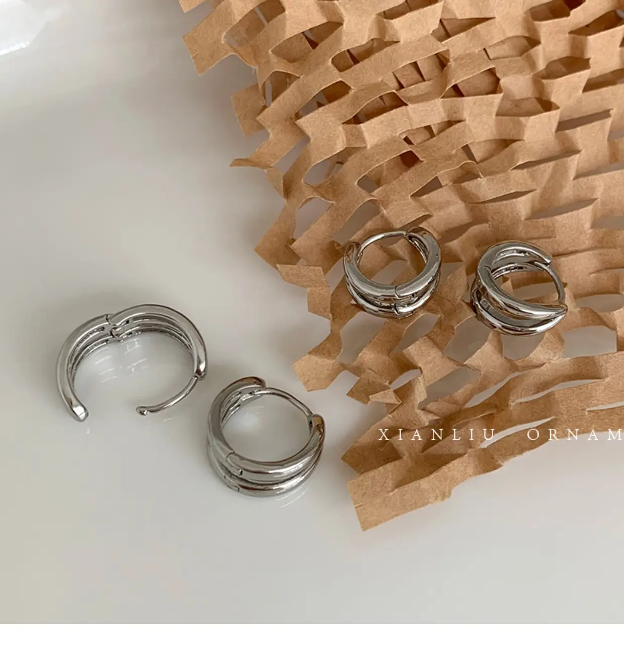 Cold Wind Double Circle Earrings for Women — feature 42