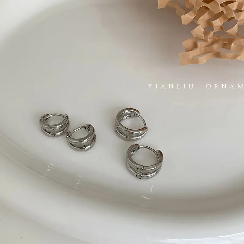 Cold Wind Double Circle Earrings for Women — feature 43