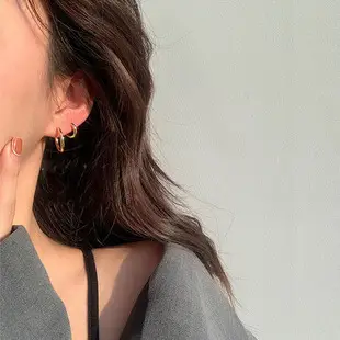 Cold Wind Double Circle Earrings for Women — feature 7