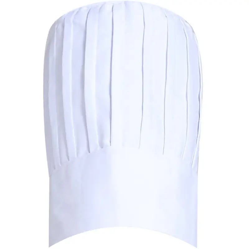 Extra High Chef Work Cap Cotton Thickened White Hotel Chef Kitchen Mushroom Cap Western Restaurant with elastic - Image 31