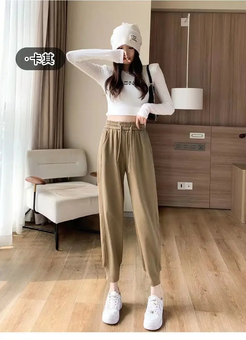 Women Fleece Lined Jogger Pants Slimming Loose Fit — feature 20