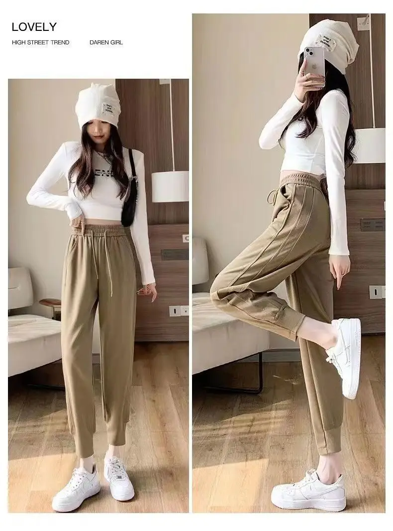 Women Fleece Lined Jogger Pants Slimming Loose Fit — feature 21