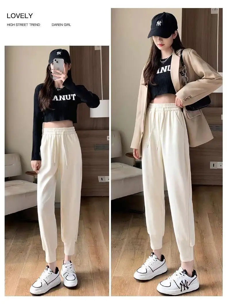 Women Fleece Lined Jogger Pants Slimming Loose Fit — feature 24