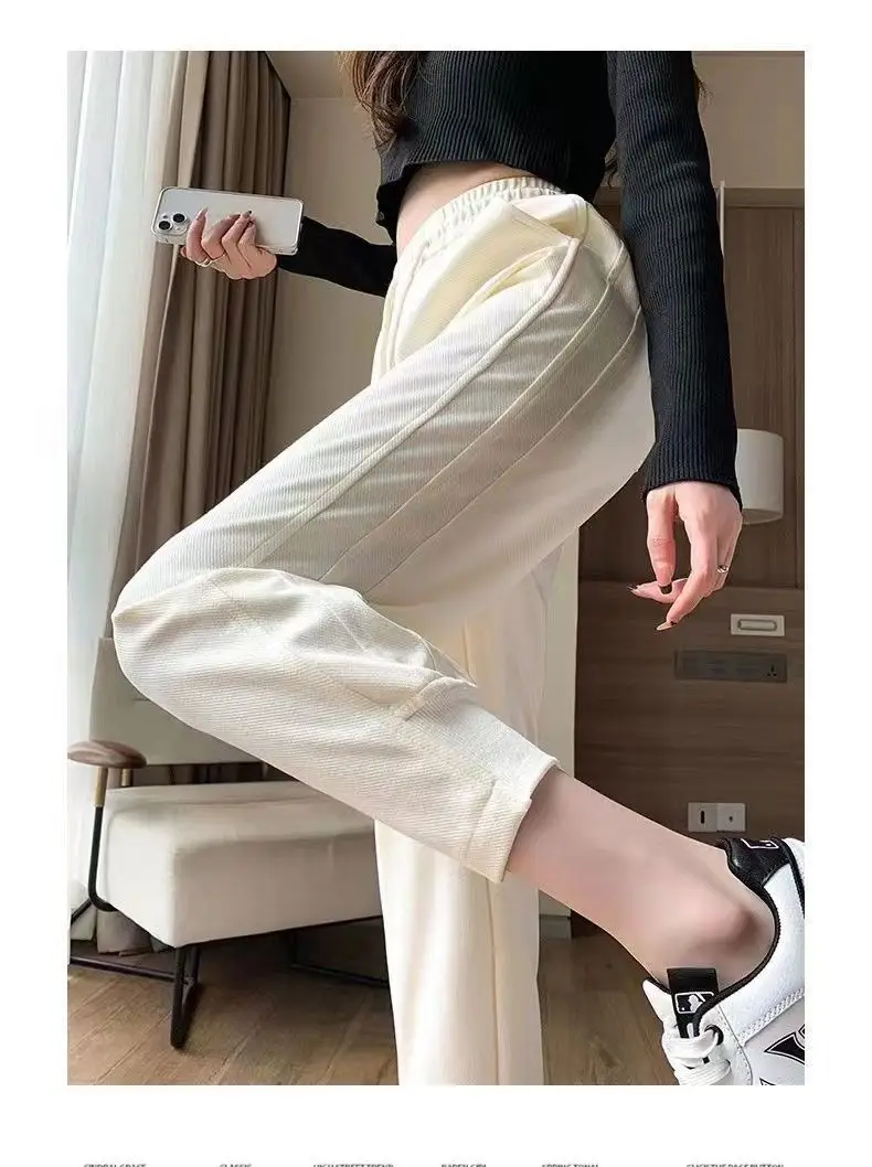 Women Fleece Lined Jogger Pants Slimming Loose Fit — feature 25