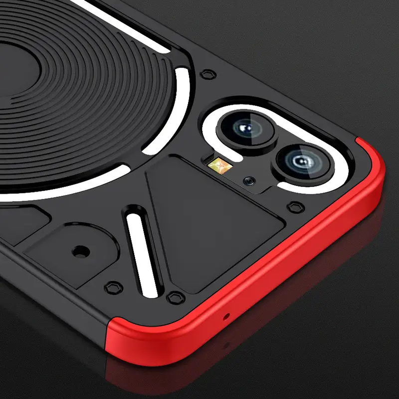 Nothing Phone1 Mobile Phone Case Red Black Anti-Fall Anti-Collision