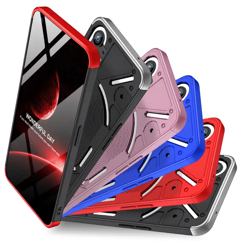 Nothing Phone1 Mobile Phone Case Red Black Anti-Fall Anti-Collision