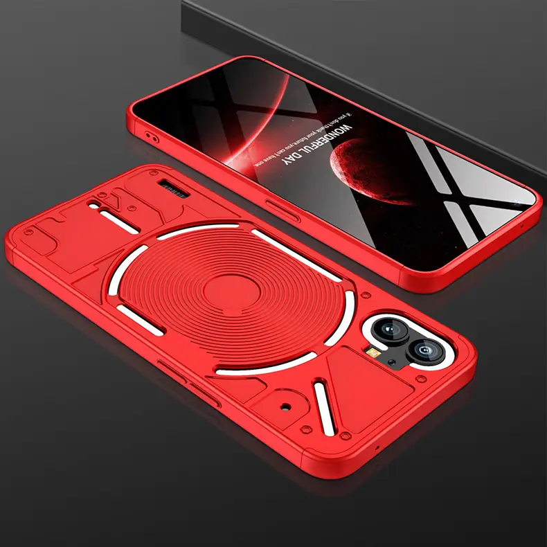 Nothing Phone1 Mobile Phone Case Red Black Anti-Fall Anti-Collision