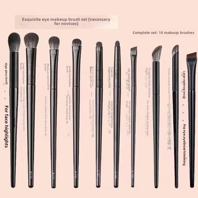 Cangzhou Soft Hair Eye Shadow Brush 6 Set - Image 14