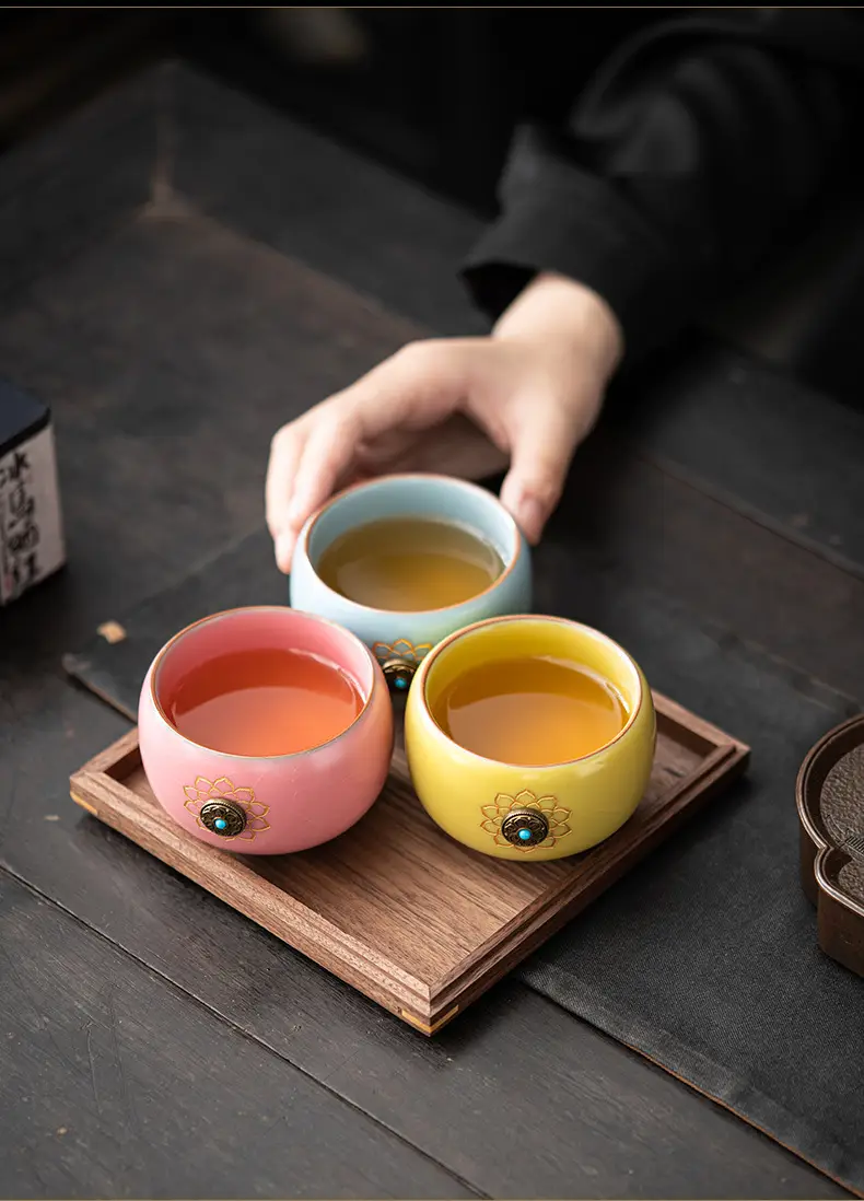 Lard Frozen Time to Time Master Cup Ru Kiln Tea Tasting Cup Opening Large Size Tea Cup Kung Fu Tea Set Personal Cup — feature 13