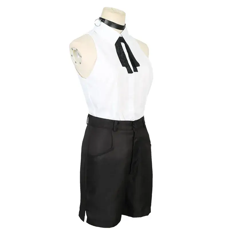 Black Full Chain Saw Cos Female Nurse Clothes - Image 3