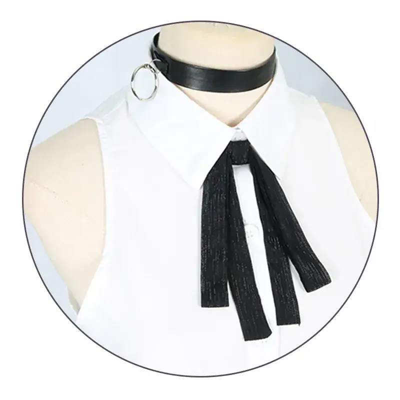 Black Full Chain Saw Cos Female Nurse Clothes - Image 5