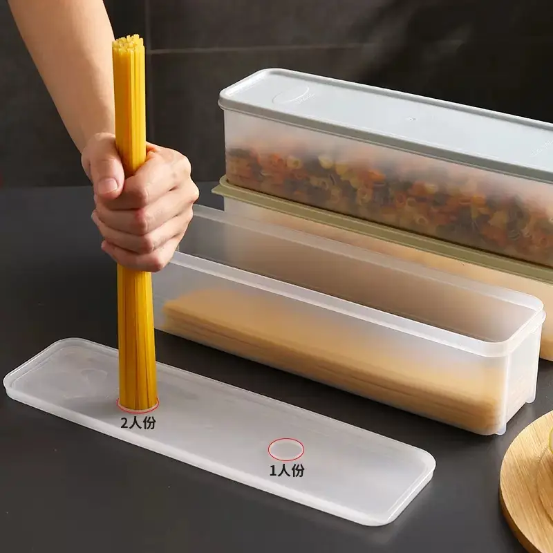 Rectangular Plastic Food Storage Box with Lid
