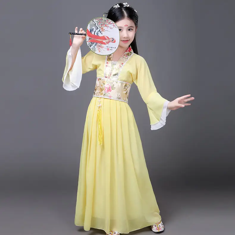 Fairy Skirt Princess Costume for Girls Pink Hanfu — feature 22