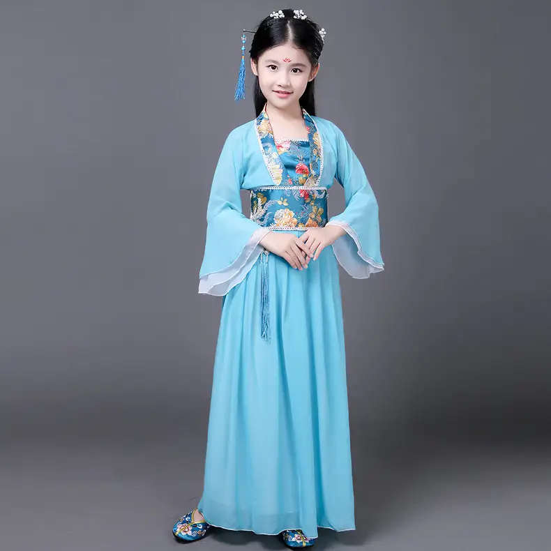 Fairy Skirt Princess Costume for Girls Pink Hanfu — feature 28