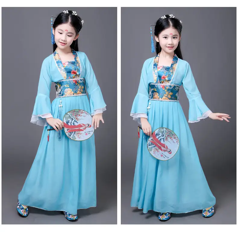 Fairy Skirt Princess Costume for Girls Pink Hanfu — feature 29