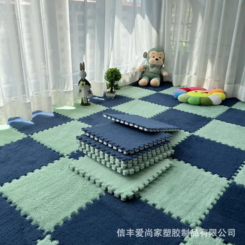 Plush Stitched Foam Bed Mat Lavender Cut Tatami Design - Image 33