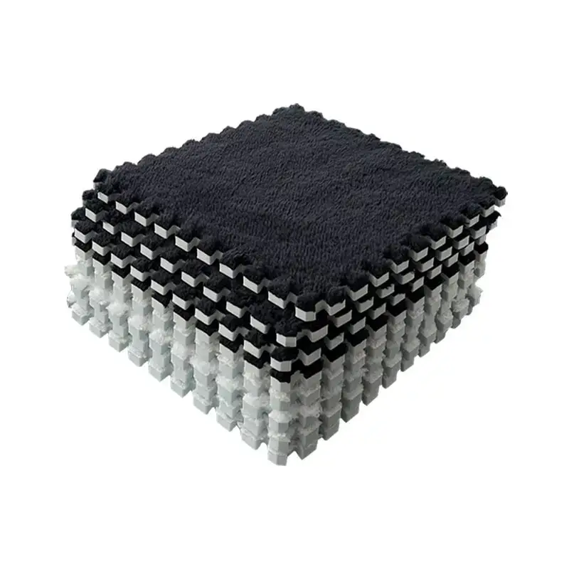 Plush Stitched Foam Bed Mat Lavender Cut Tatami Design - Image 35
