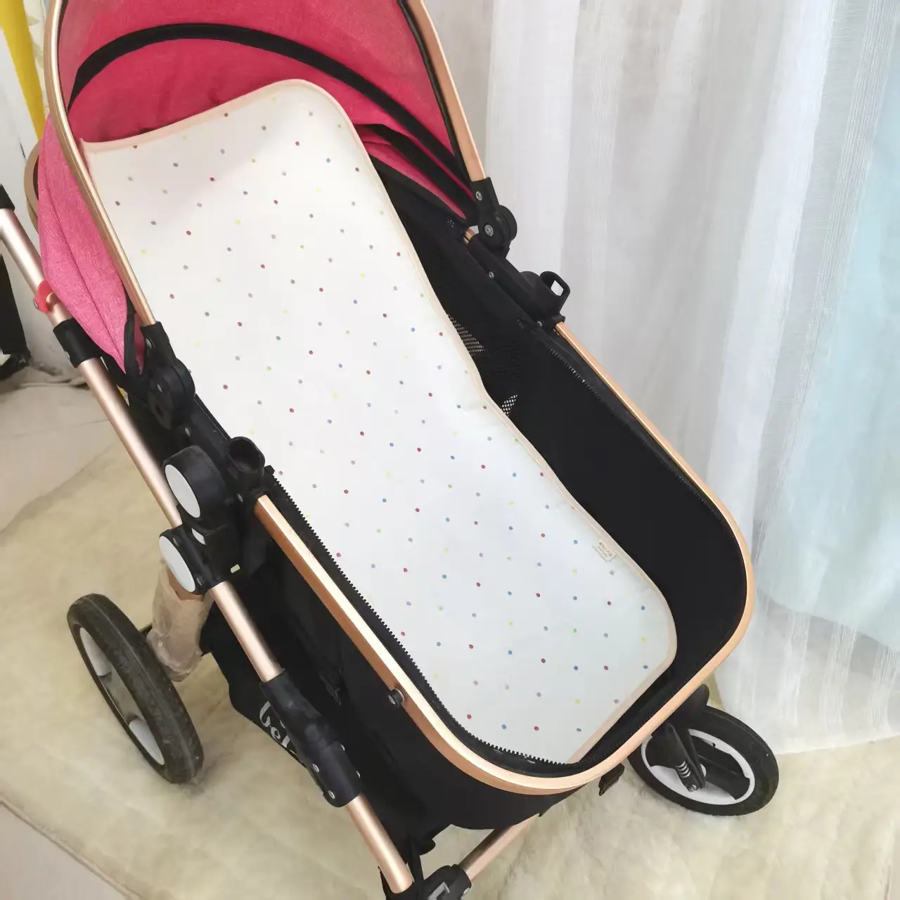 Soft Gauze Baby Stroller Mat Single Six Layer Pure Cotton