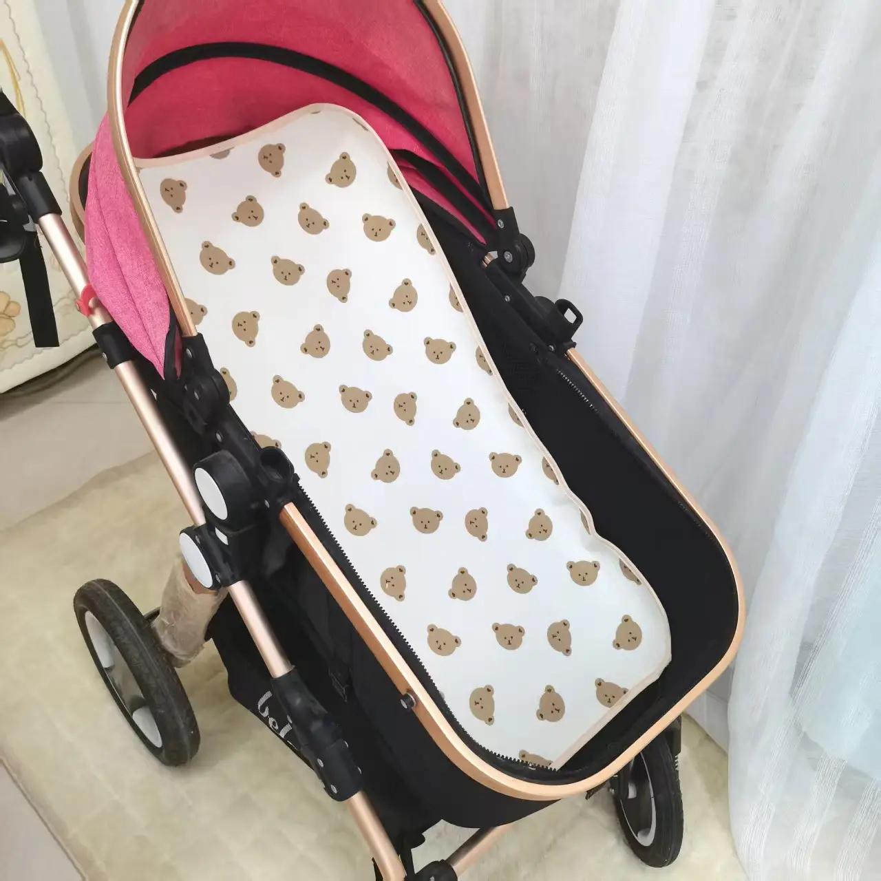 Soft Gauze Baby Stroller Mat Single Six Layer Pure Cotton