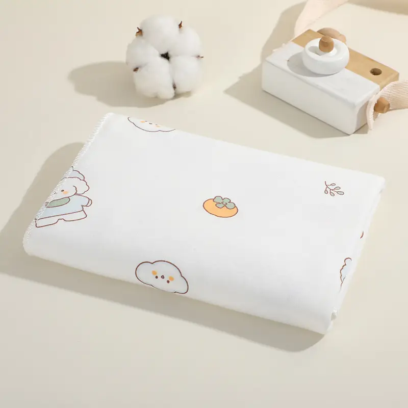 Soft Gauze Baby Stroller Mat Single Six Layer Pure Cotton