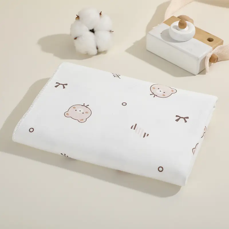 Soft Gauze Baby Stroller Mat Single Six Layer Pure Cotton