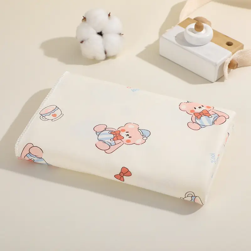 Soft Gauze Baby Stroller Mat Single Six Layer Pure Cotton