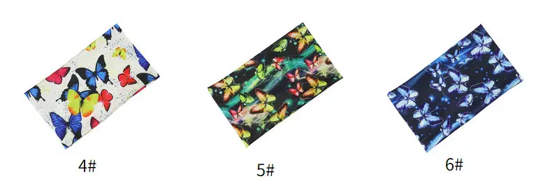 European American Cross-border Sunflower Printed Elastic Hair Band — feature 20