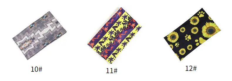 European American Cross-border Sunflower Printed Elastic Hair Band — feature 22