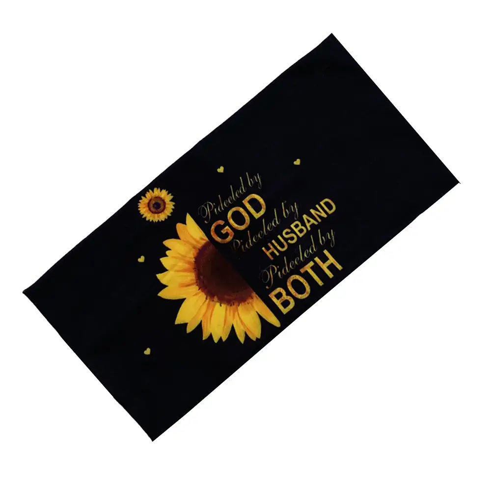 European American Cross-border Sunflower Printed Elastic Hair Band - Image 15
