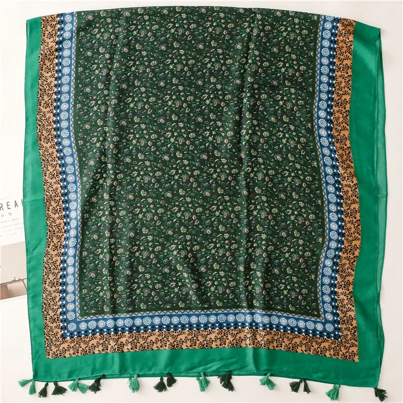 Autumn Winter Tassel Cotton Linen Scarf Women — feature 15
