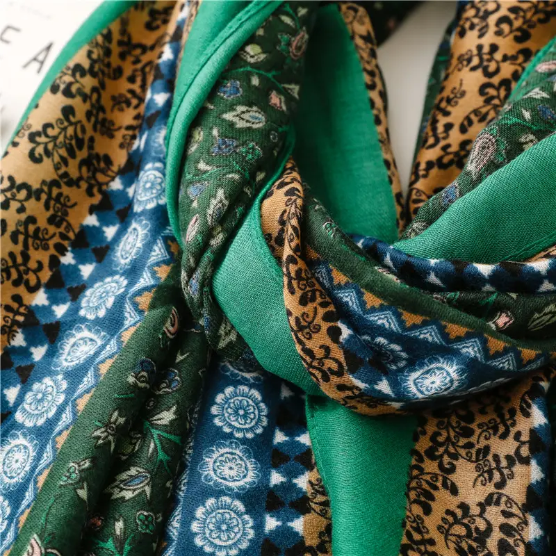 Autumn Winter Tassel Cotton Linen Scarf Women — feature 17