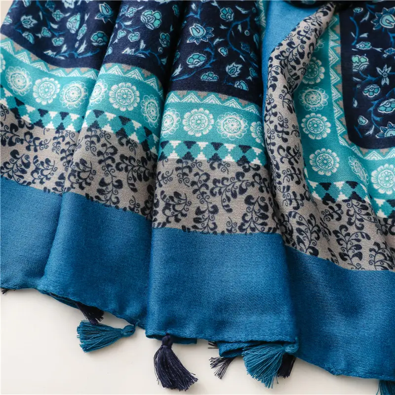 Autumn Winter Tassel Cotton Linen Scarf Women — feature 21