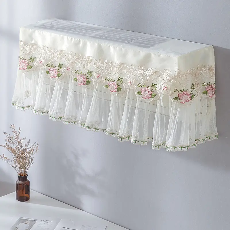 Midea Gree Air Conditioner Hanging Cover with Lace Trim - Image 2