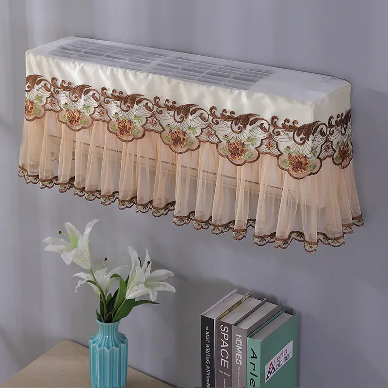 Midea Gree Air Conditioner Hanging Cover with Lace Trim - Image 4