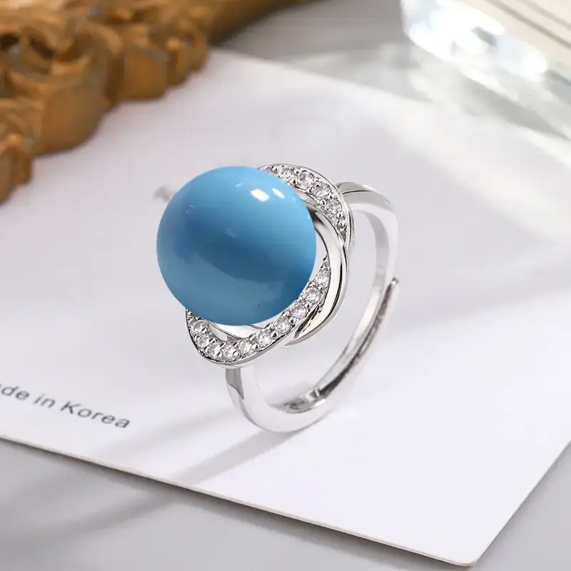 Tuhao Gold Pearl Ring with Zircon Border - Image 30