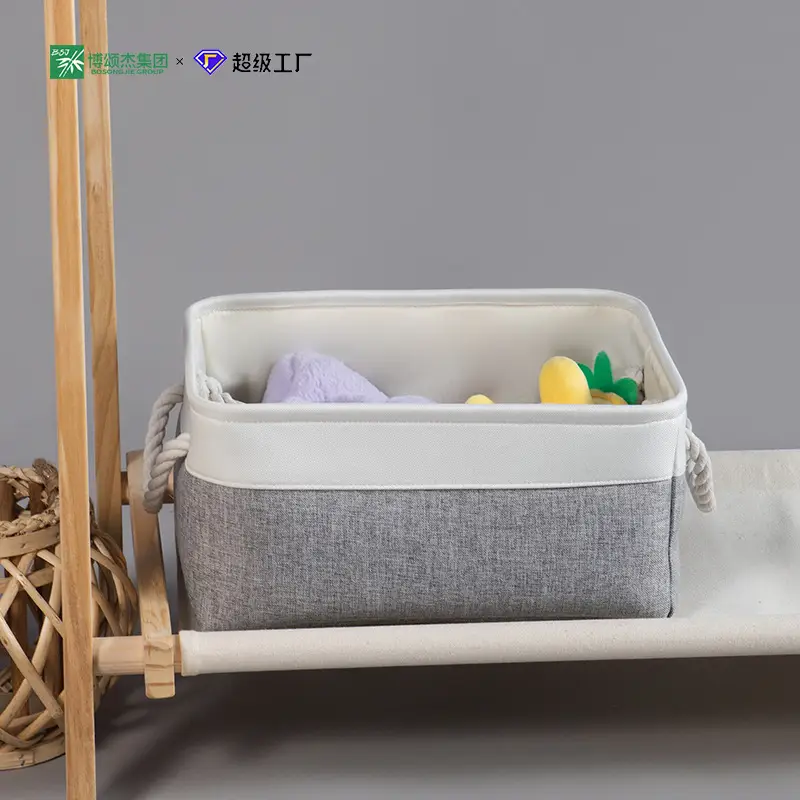 EVA Storage Basket Grey White Portable Desktop Frame - Image 7
