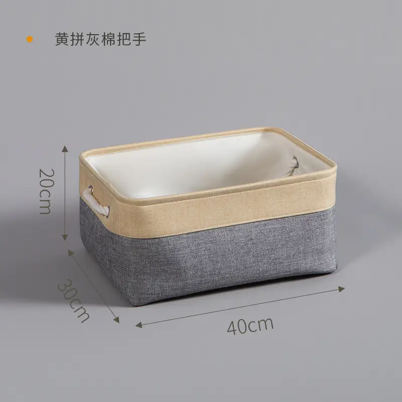 EVA Storage Basket Grey White Portable Desktop Frame - Image 2