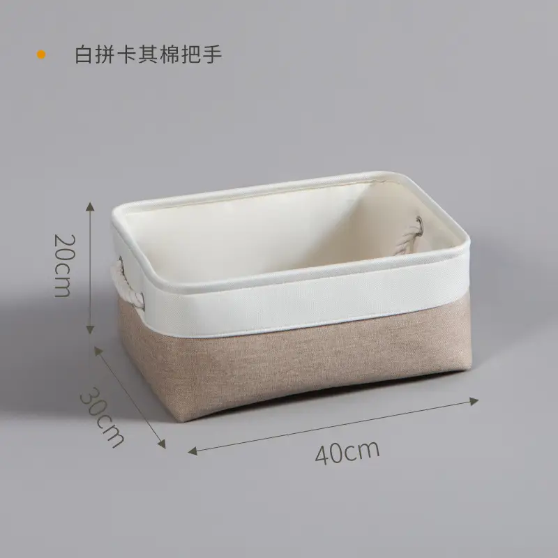 EVA Storage Basket Grey White Portable Desktop Frame - Image 4