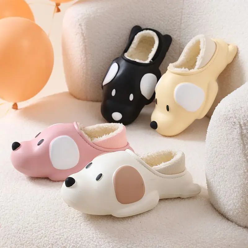 New Arrival Cartoon Dog Slippers EVA Waterproof Warm
