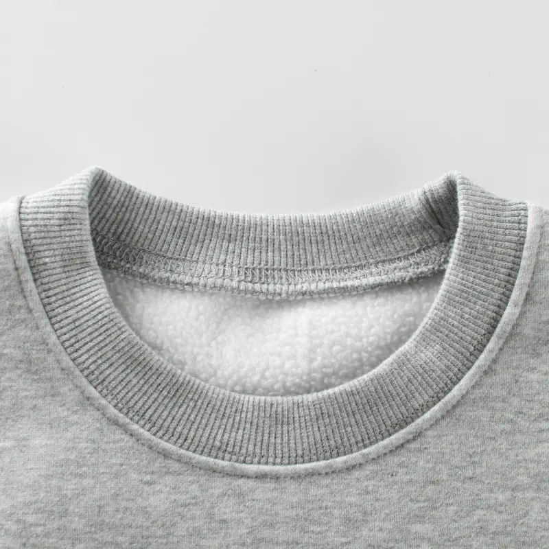 Girls Cotton Sweater Grey Little Elephant Print - Image 2