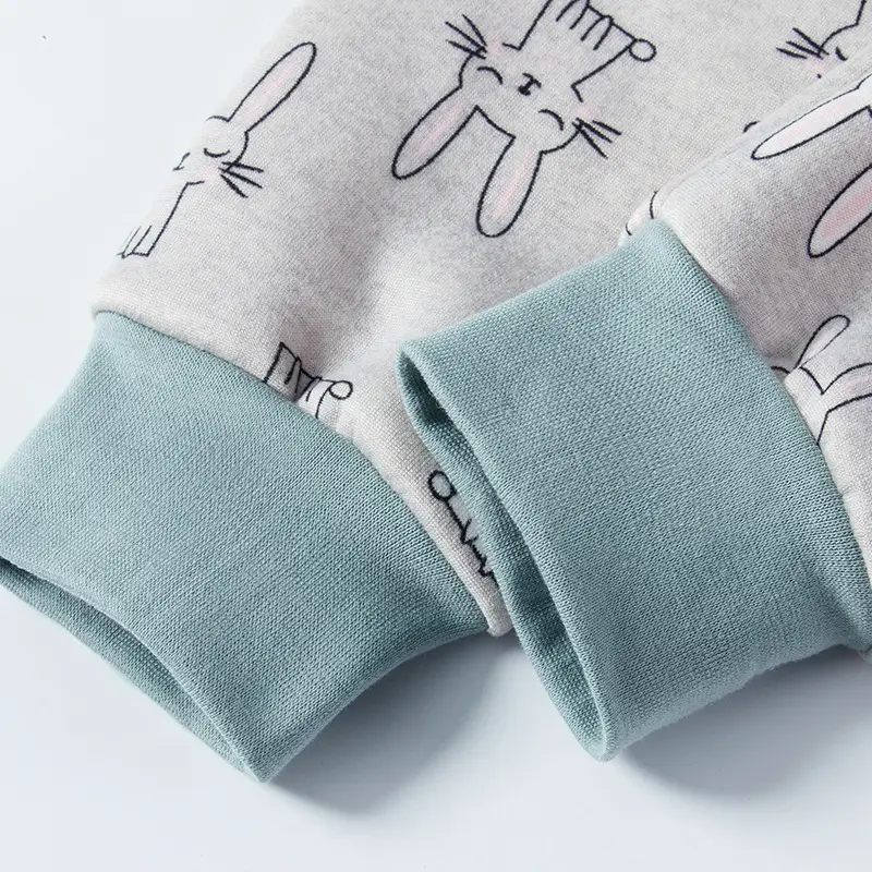 Children Fleece Lined Cartoon Pants Warm Winter Pants - Image 9