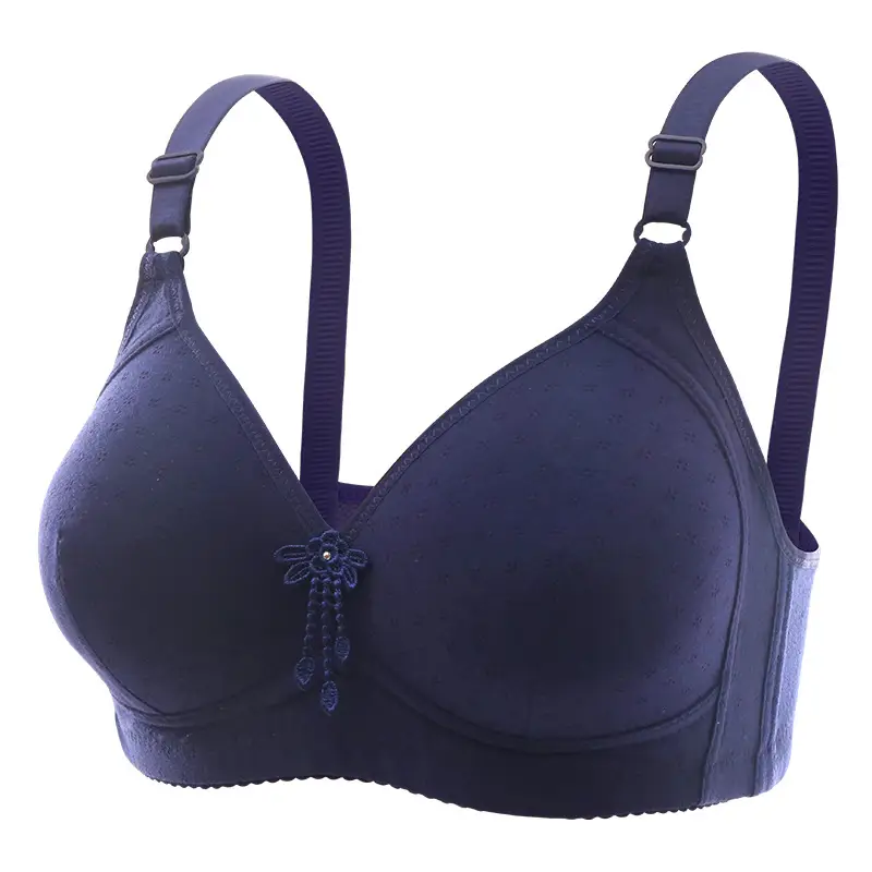 Black Adjustable Gather-Up Women's Bra - Image 5