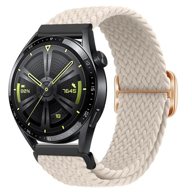 Adjustable Braided Nylon Watch Strap for Huawei Gt3 Watch