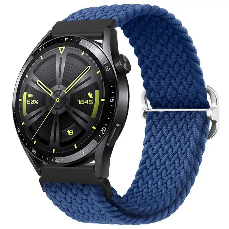Adjustable Braided Nylon Watch Strap for Huawei Gt3 Watch