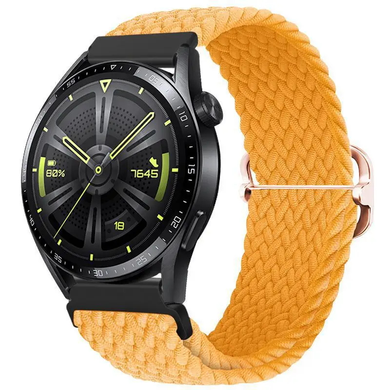 Adjustable Braided Nylon Watch Strap for Huawei Gt3 Watch