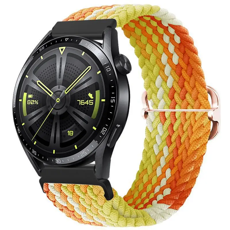 Adjustable Braided Nylon Watch Strap for Huawei Gt3 Watch